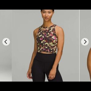 Lululemon Align High-Neck Tank TopSoft Focus Splatter Green Multi 12